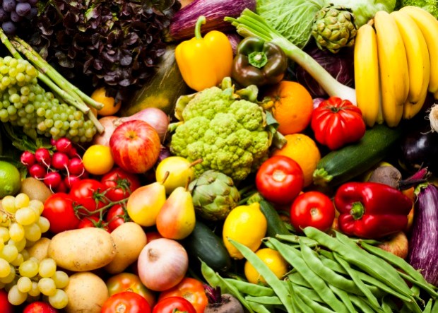 Assortment of fruits and vegetables