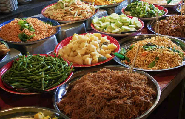 Traditional street food in Luang Prabang 620+400